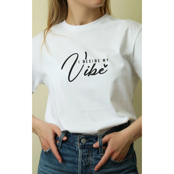 Unisex Oversize 24/1 Penye DTF Baskılı Tişört - DTF65