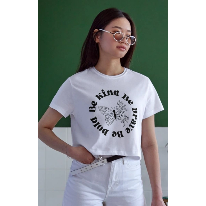 Unisex Oversize 24/1 Penye DTF Baskılı Tişört - DTF67