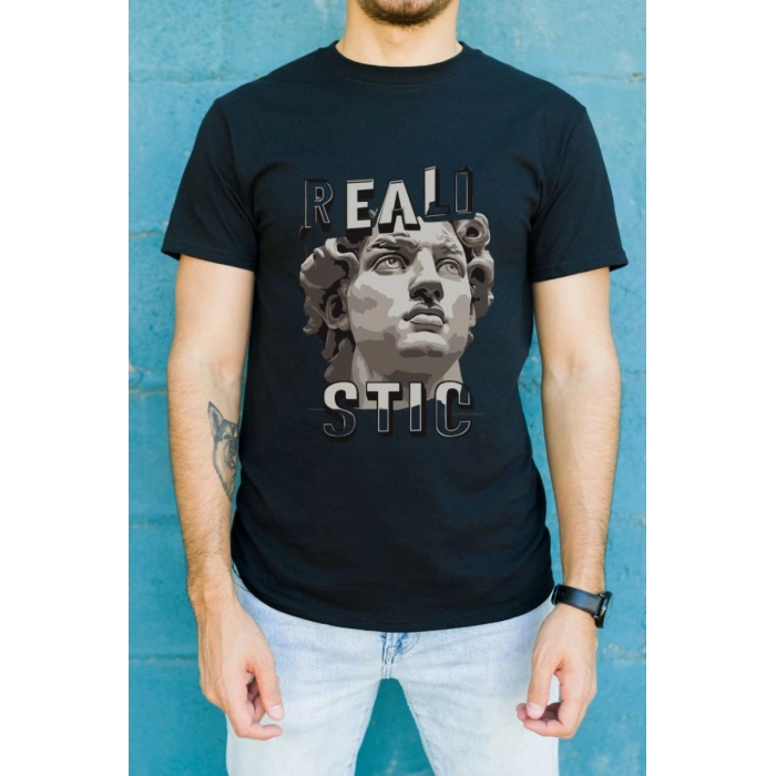 Unisex Oversize 24/1 Penye DTF Baskılı Tişört - DTF70