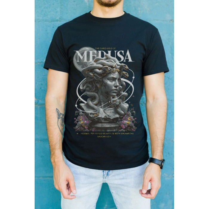 Unisex Oversize 24/1 Penye DTF Baskılı Tişört - DTF79