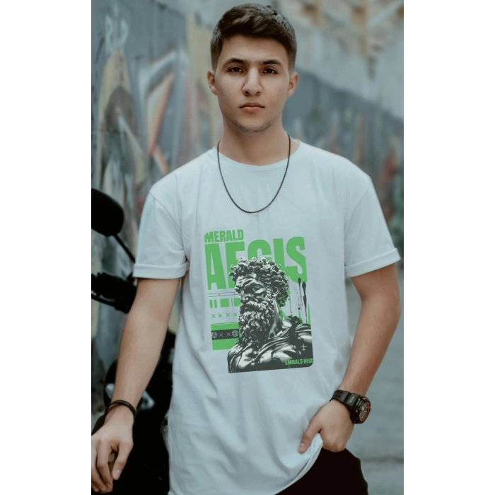 Unisex Oversize 24/1 Penye DTF Baskılı Tişört - DTF99