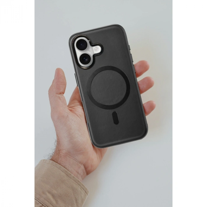 Venco İphone 16 Puskas Magsafe Kapak - Titan Gri