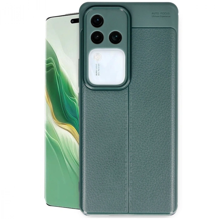Vivo V30 5g Kılıf Auto Focus Kapak - Koyu Yeşil