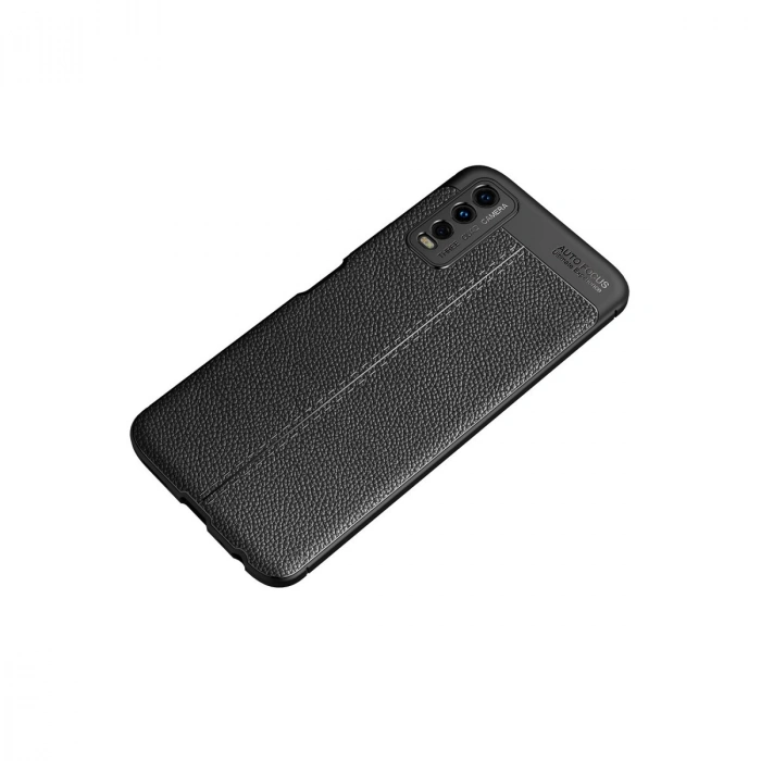 Vivo Y11s Kılıf Auto Focus Kapak - Siyah