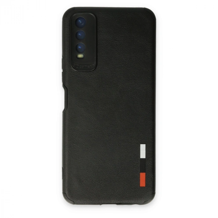Vivo Y11s Kılıf Loop Deri Silikon - Siyah