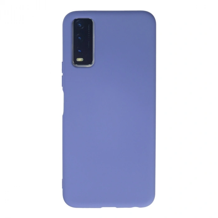 Vivo Y11s Kılıf Nano İçi Kadife Silikon - Lila
