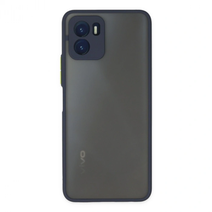 Vivo Y15s Kılıf Montreal Silikon Kapak - Lacivert