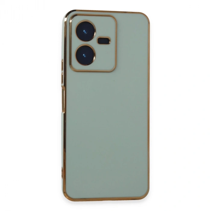 Vivo Y22 2022 Kılıf Volet Silikon - Açık Yeşil