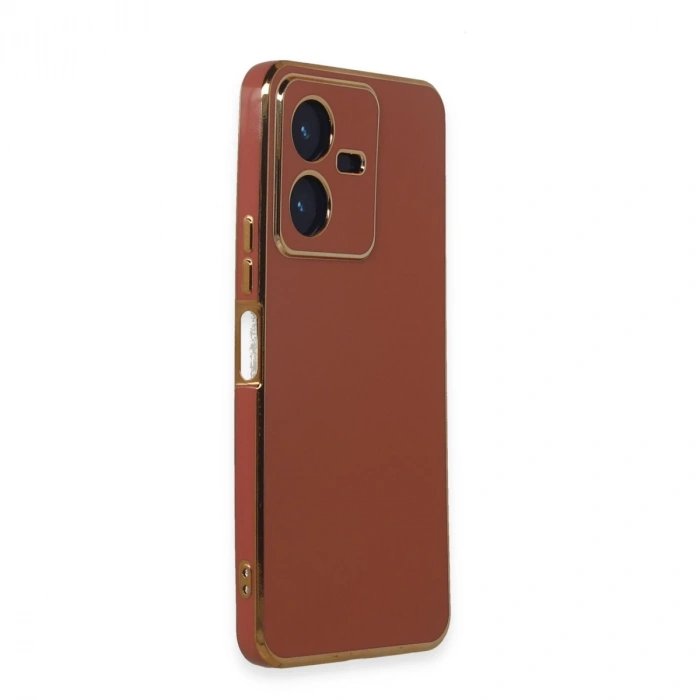 Vivo Y22 2022 Kılıf Volet Silikon - Kırmızı