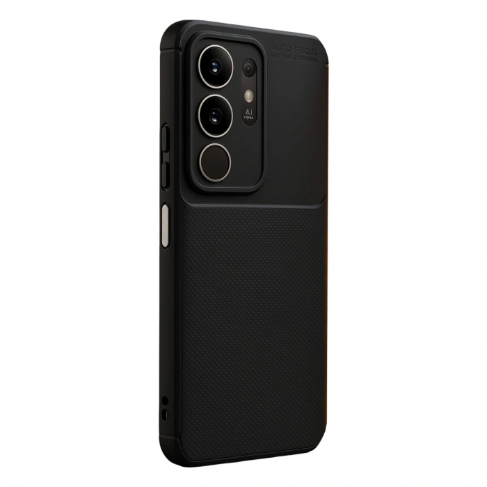 Vivo Y29 4g Auto Focus Karbon Kapak - Siyah