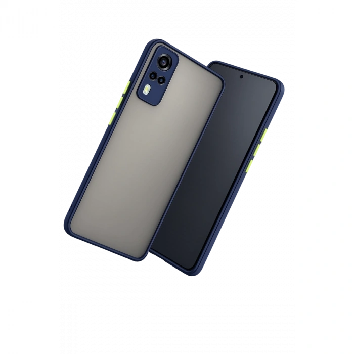 Vivo Y53s Kılıf Montreal Silikon Kapak - Lacivert