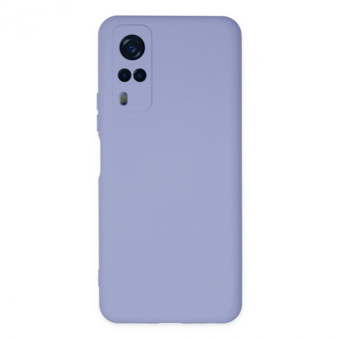 Vivo Y53s Kılıf Nano İçi Kadife Silikon - Lila