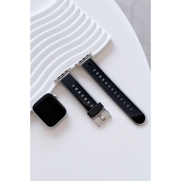 Watch 38mm Jelly Silikon Kordon (saat Değildir) - Siyah