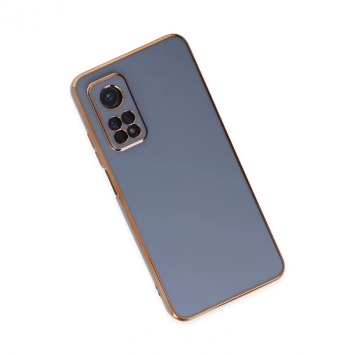 Xiaomi Mi 10t Kılıf Volet Silikon - Mavi