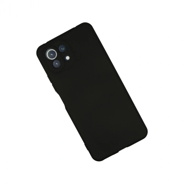Xiaomi Mi 11 Lite Kılıf Nano İçi Kadife Silikon - Siyah