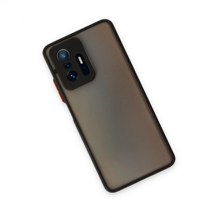 Xiaomi Mi 11t Pro Kılıf Montreal Silikon Kapak - Siyah