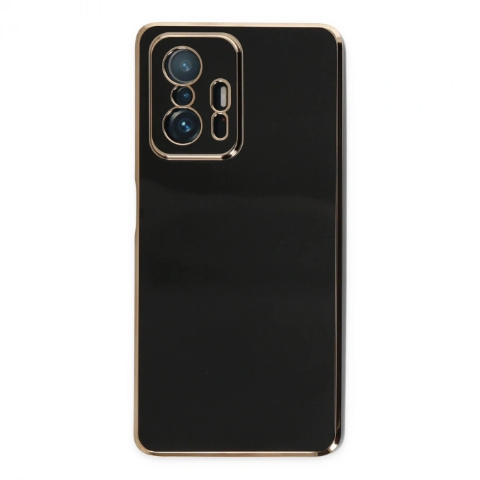 Xiaomi Mi 11t Pro Kılıf Volet Silikon - Siyah