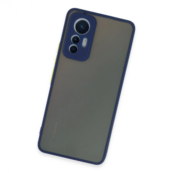 Xiaomi Mi 12 Lite Kılıf Montreal Silikon Kapak - Lacivert