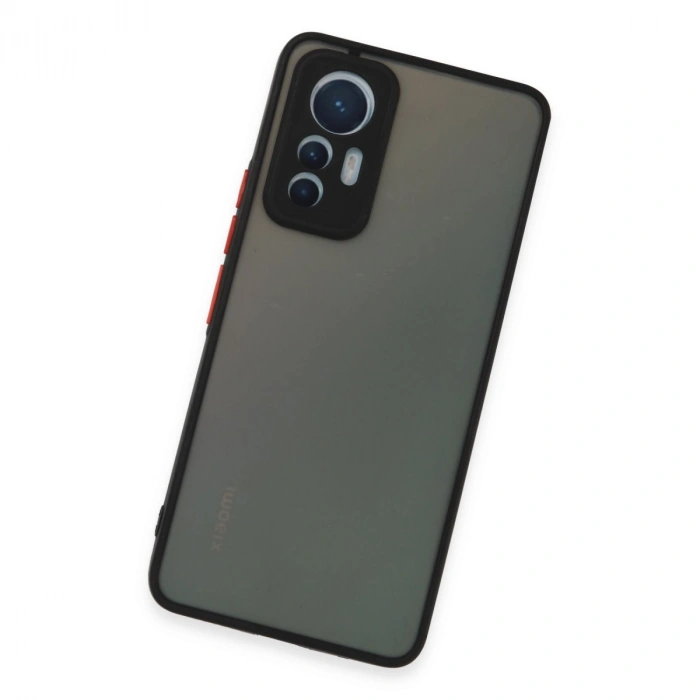 Xiaomi Mi 12 Lite Kılıf Montreal Silikon Kapak - Siyah