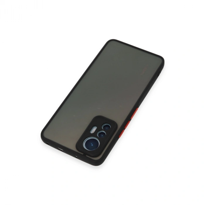 Xiaomi Mi 12 Lite Kılıf Montreal Silikon Kapak - Siyah