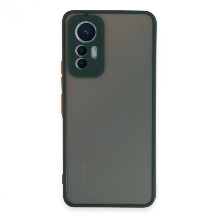 Xiaomi Mi 12 Lite Kılıf Montreal Silikon Kapak - Yeşil