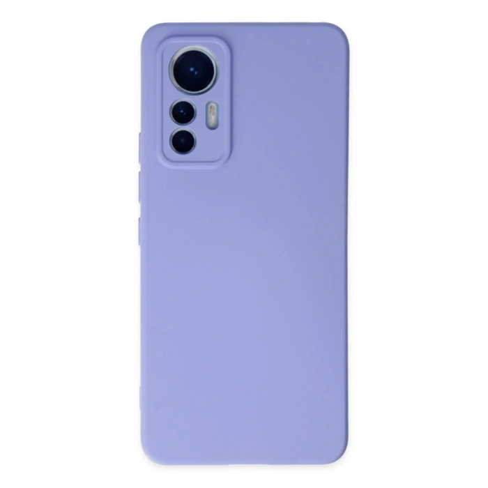 Xiaomi Mi 12 Lite Kılıf Nano İçi Kadife Silikon - Lila