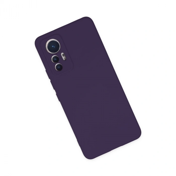 Xiaomi Mi 12 Lite Kılıf Nano İçi Kadife Silikon - Mor