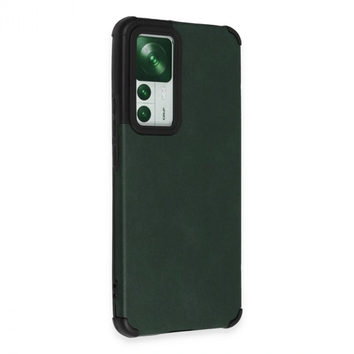 Xiaomi Mi 12t Kılıf Loop Deri Silikon - Yeşil