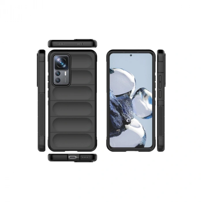 Xiaomi Mi 12t Pro Kılıf Optimum Silikon - Siyah