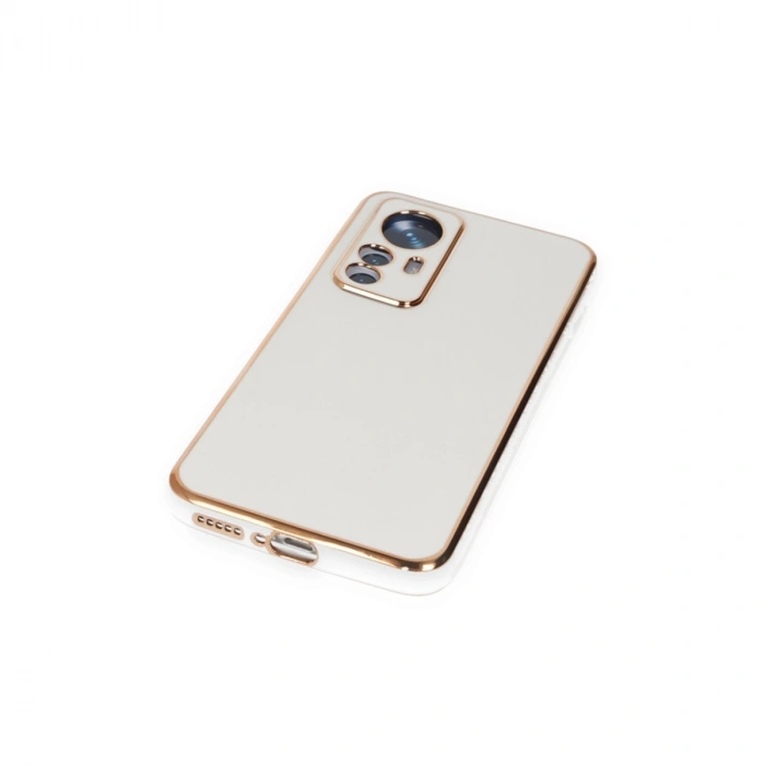 Xiaomi Mi 12t Pro Kılıf Volet Silikon - Beyaz