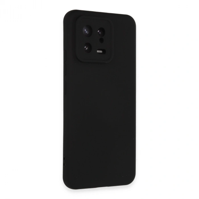 Xiaomi Mi 13 Kılıf Nano İçi Kadife Silikon - Siyah