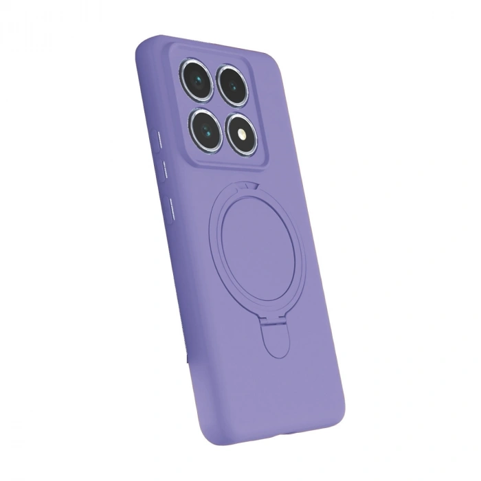 Xiaomi Mi 14t Pro Regal Magsafe Standlı Kapak - Lila