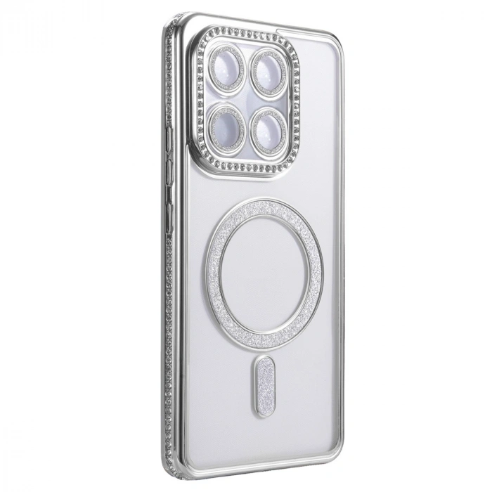 Xiaomi Mi 15t Pro Joke Simli Magneticsafe Kılıf - Gümüş