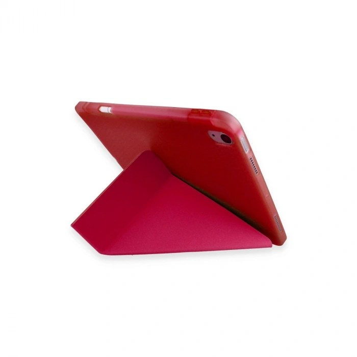 Xiaomi Pad 6 Kılıf Kalemlikli Mars Tablet Kılıfı - Kırmızı