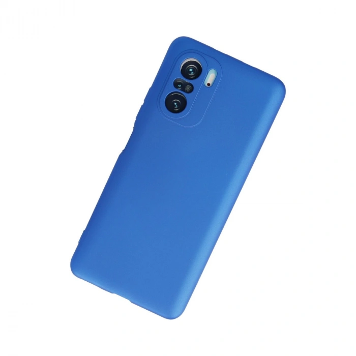 Xiaomi Poco F3 Kılıf First Silikon - Mavi