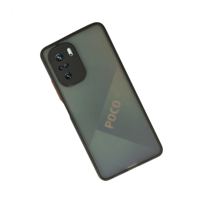 Xiaomi Poco F3 Kılıf Montreal Silikon Kapak - Siyah