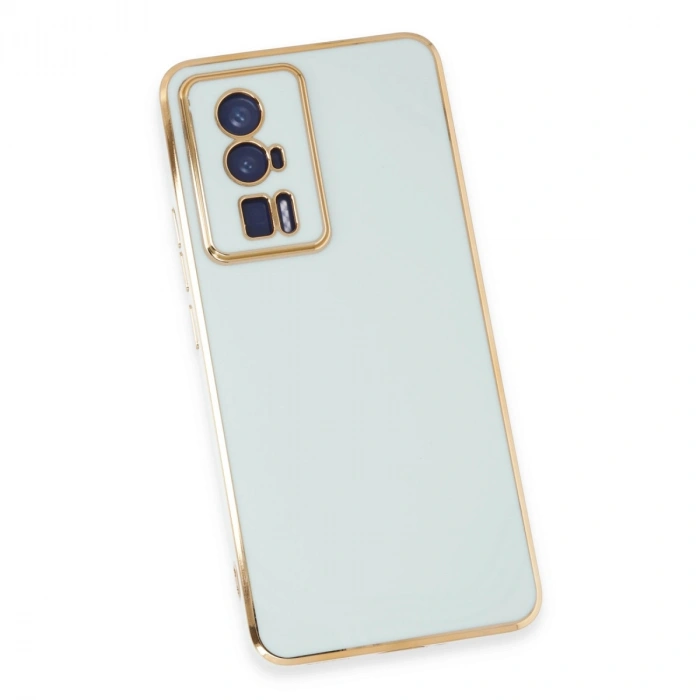 Xiaomi Poco F5 Pro Kılıf Volet Silikon - Açık Yeşil