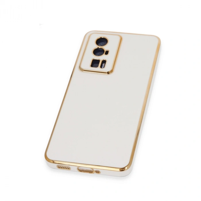 Xiaomi Poco F5 Pro Kılıf Volet Silikon - Beyaz