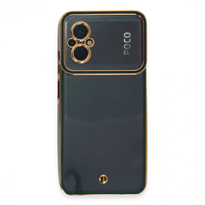 Xiaomi Poco M5 Kılıf Liva Lens Silikon - Yeşil