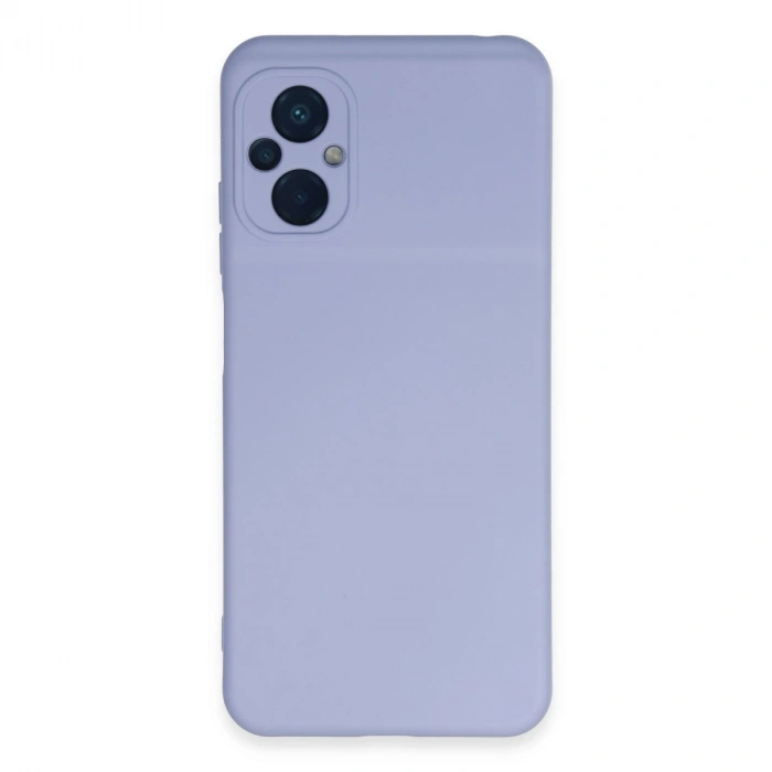 Xiaomi Poco M5 Kılıf Nano İçi Kadife Silikon - Lila