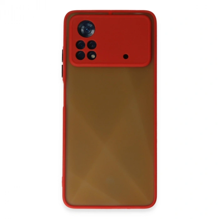 Xiaomi Poco X4 Pro 5g Kılıf Montreal Silikon Kapak - Kırmızı