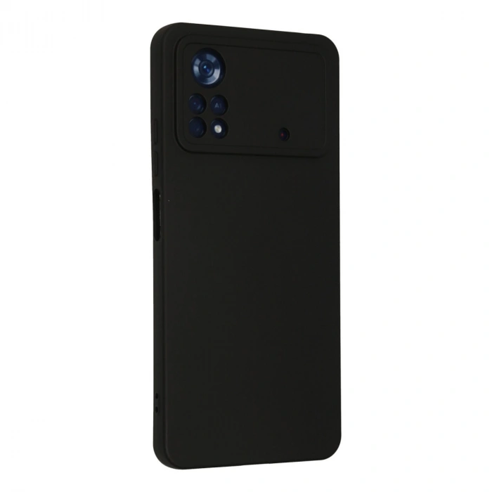 Xiaomi Poco X4 Pro 5g Kılıf Nano İçi Kadife Silikon - Siyah