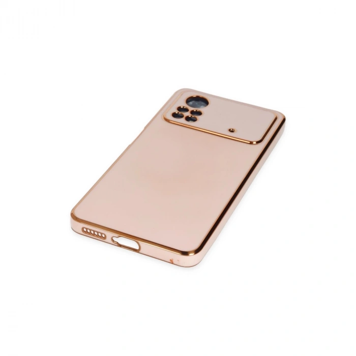 Xiaomi Poco X4 Pro 5g Kılıf Volet Silikon - Pembe