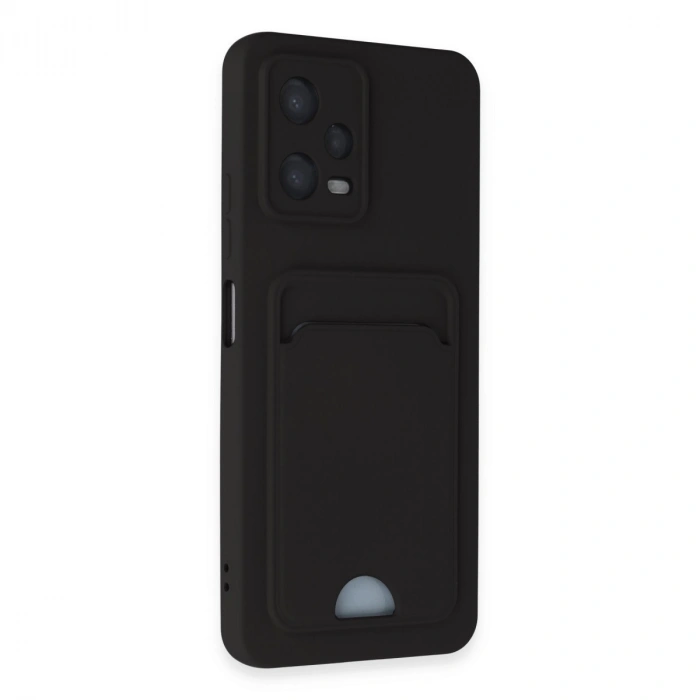 Xiaomi Poco X5 5g Kılıf Kelvin Kartvizitli Silikon - Siyah