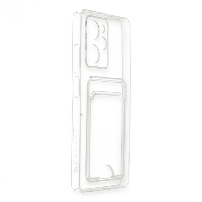 Xiaomi Poco X5 Pro 5g Kılıf Kart Şeffaf Silikon - Şeffaf