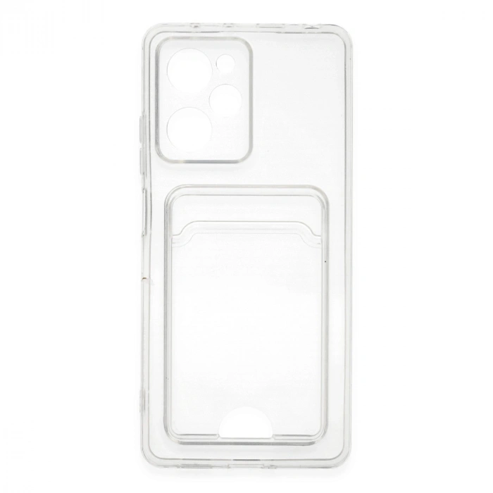 Xiaomi Poco X5 Pro 5g Kılıf Kart Şeffaf Silikon - Şeffaf