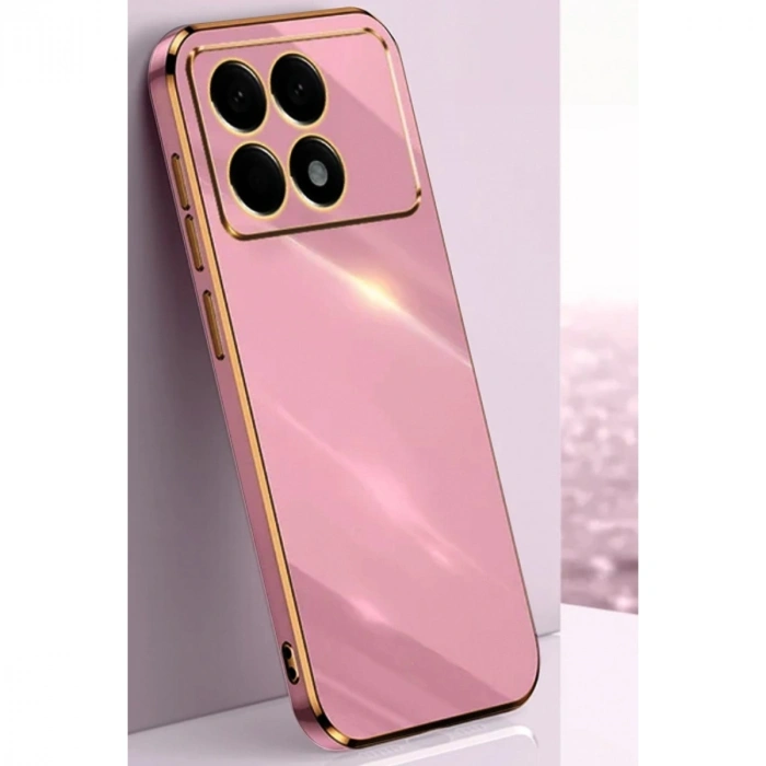 Xiaomi Poco X6 Pro Kılıf Volet Silikon - Mor
