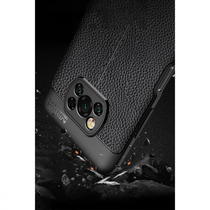 Xiaomi Pocophone X3 Kılıf Auto Focus Kapak - Kırmızı