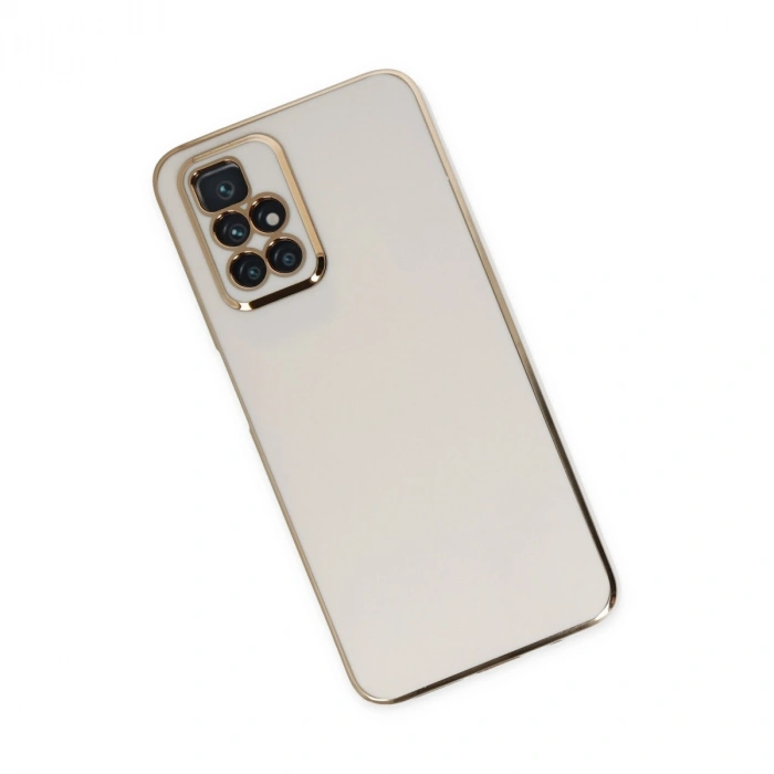 Xiaomi Redmi 10 2022 Kılıf Volet Silikon - Beyaz