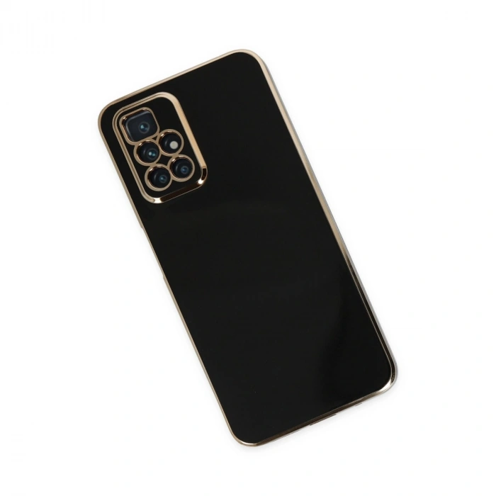 Xiaomi Redmi 10 2022 Kılıf Volet Silikon - Siyah